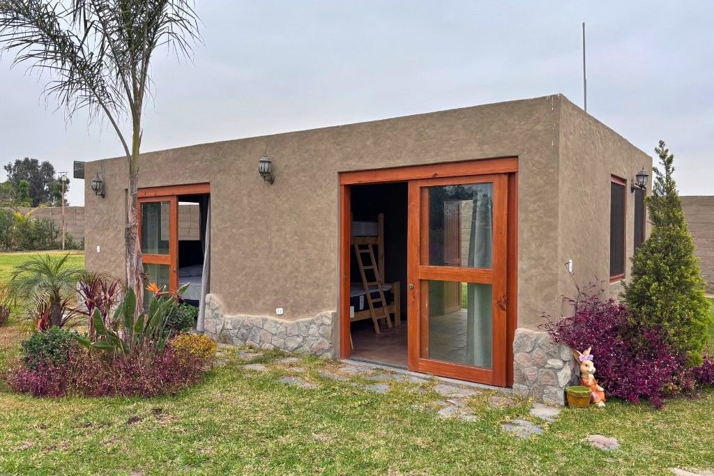 Fachada de la casa de huéspedes